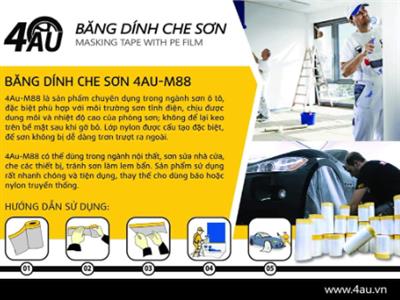 TIỆN ÍCH CHE PHỦ SƠN NILON - NILON CHE SƠN - MÀNG PE KẾT HỢP BĂNG DÍNH GIẤY