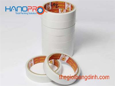 Băng dính 2 mặt dầu trắng