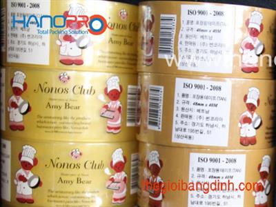 Băng dính OPP xuất khẩu Hàn Quốc