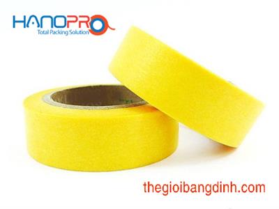 Băng dính giấy vàng chanh