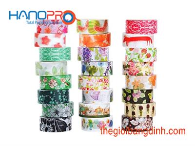 Băng dính trang trí Washi