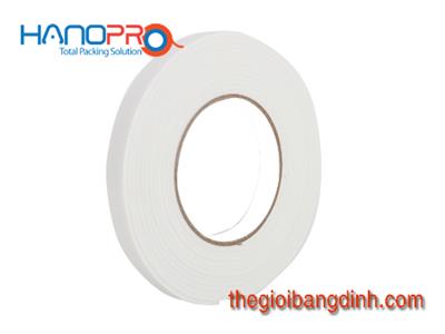 Băng dính xốp trắng
