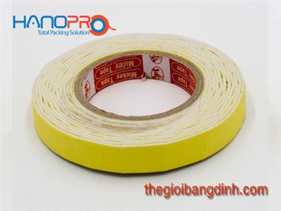 Băng dính xốp vàng