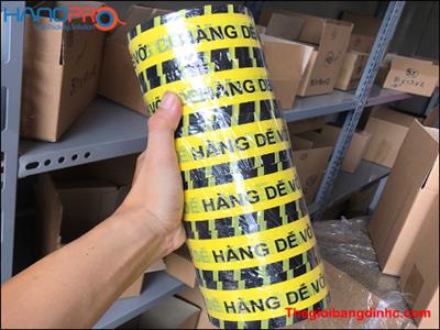 Băng dính in chữ: 